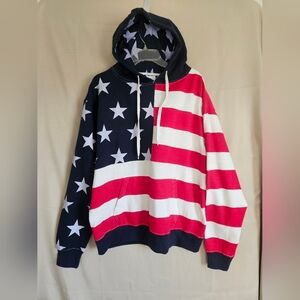 NWT*Dimco Apparels Usa full print hoodie size